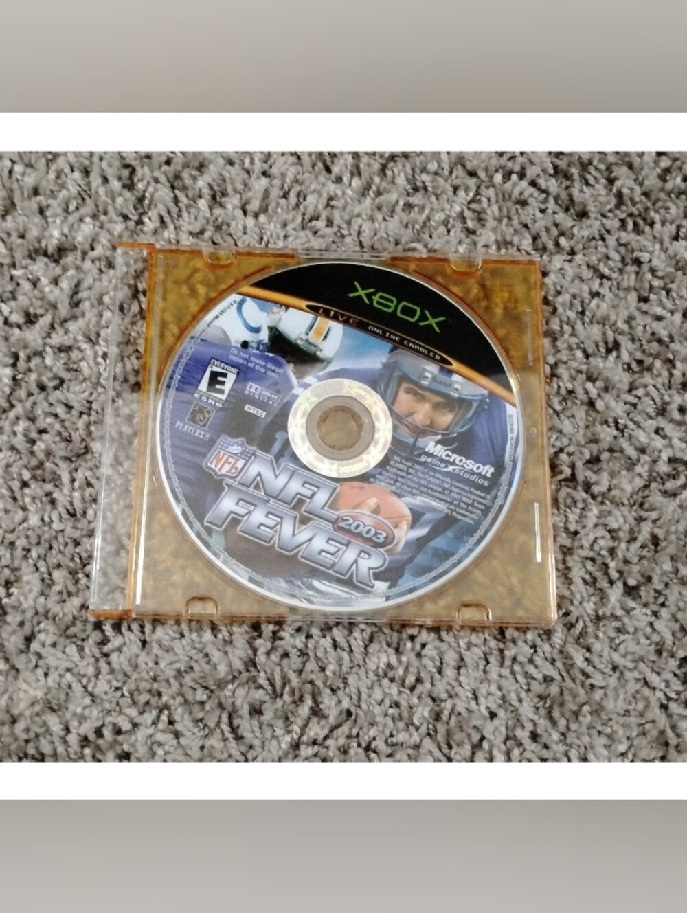 NFL Fever 2003 (Original Xbox) - Disc Only with Translucent Orange Jewel Case